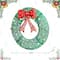 Glitzhome® 3ft. Lighted Christmas 3D Mesh Wreath Outdoor Décor